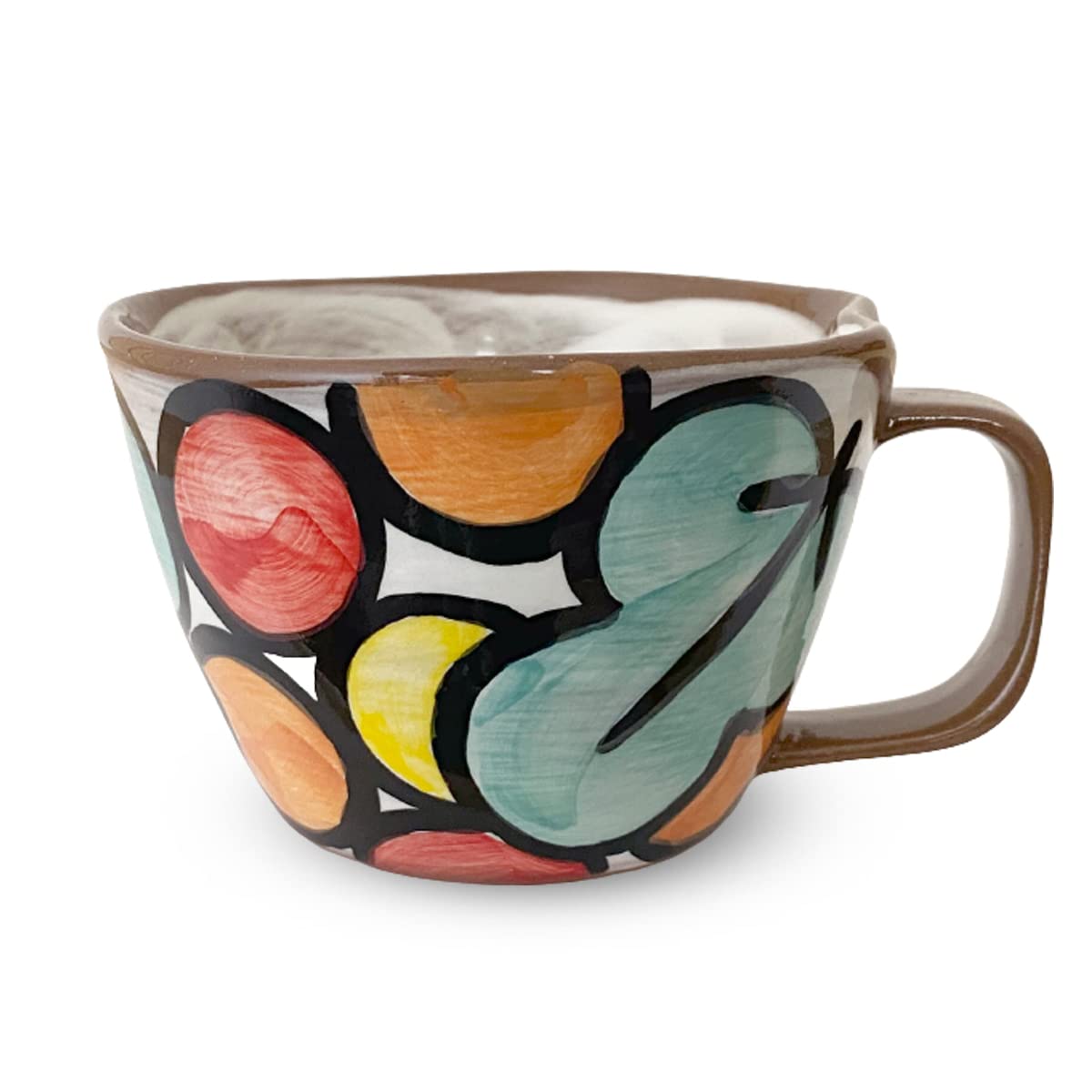 

Soup Cup Red Stained Color Hasami Ware Kobo Made in Japan J-kitchens Sho~