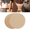 100pcs Set 64mm Size Round Coffee Filter Round Shape Nature Coffee Filter  Coffee Brewing