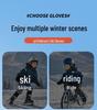 Ultraman Kids' Winter Ski Gloves: Warm, Waterproof, Velvet-Lined for Cold Protection