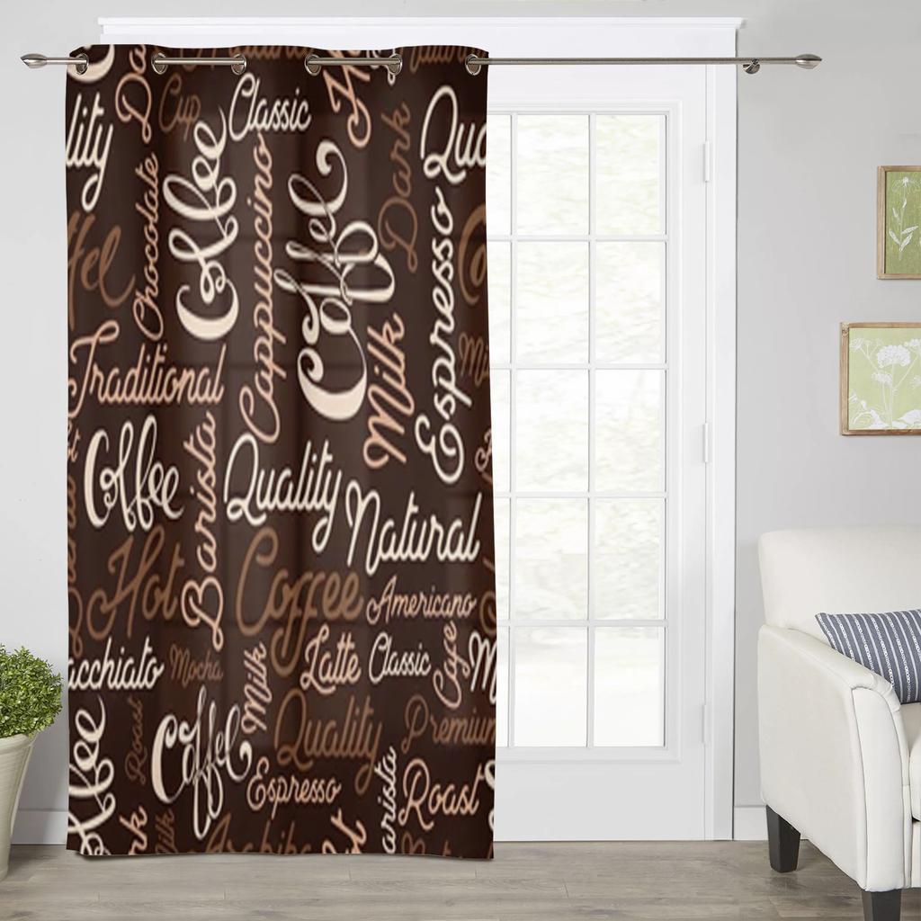 Perdele Fereastra Model Cafea Pentru Sufragerie Dormitor Perdele Bucatarie Moderne De Lux Draperi Tesatura