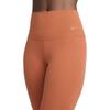 Nike Logo Print Slim Fit Solid Color Sports Long Pants Women Bottoms Sunrise-Red DQ6016-825