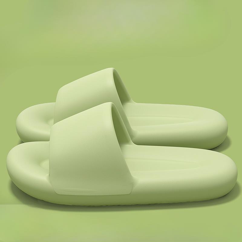 

Новые женские домашние шлепанцы на толстой подошве, модные противоскользящие туфли Fits 39-40 зелёный
