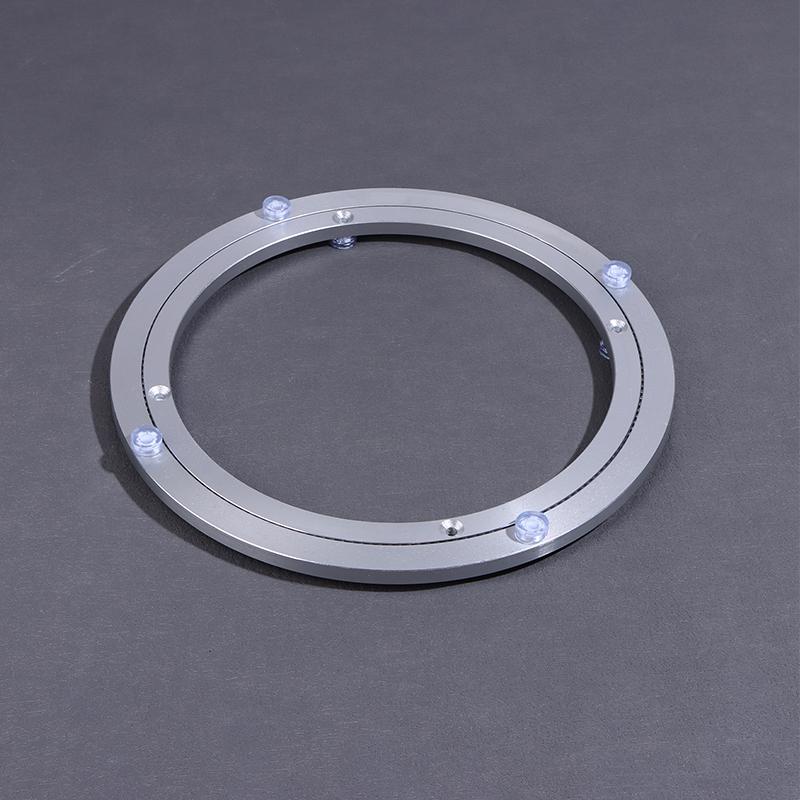 5/5.5/8/10/12 Inches Aluminum Ball Bearing Turntable Bearings Swivel Plate Smooth Swivel Plate Rotating Table Rotating Round