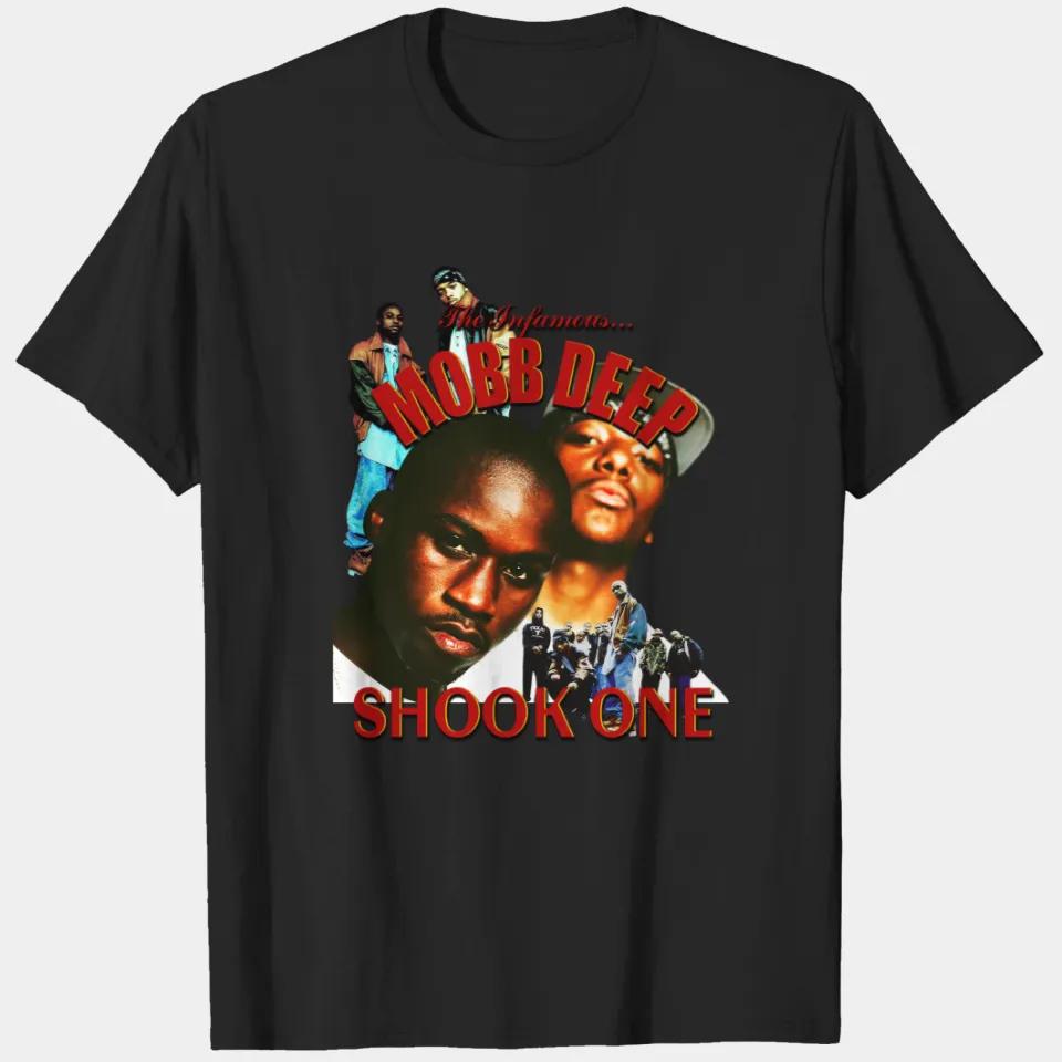 

Нова літня чоловіча модна футболка Mobb Deep Чоловіча скандальна на червоній футболці Червона Унісекс З коротким рукавом Чоловіча повсякденна футболка S