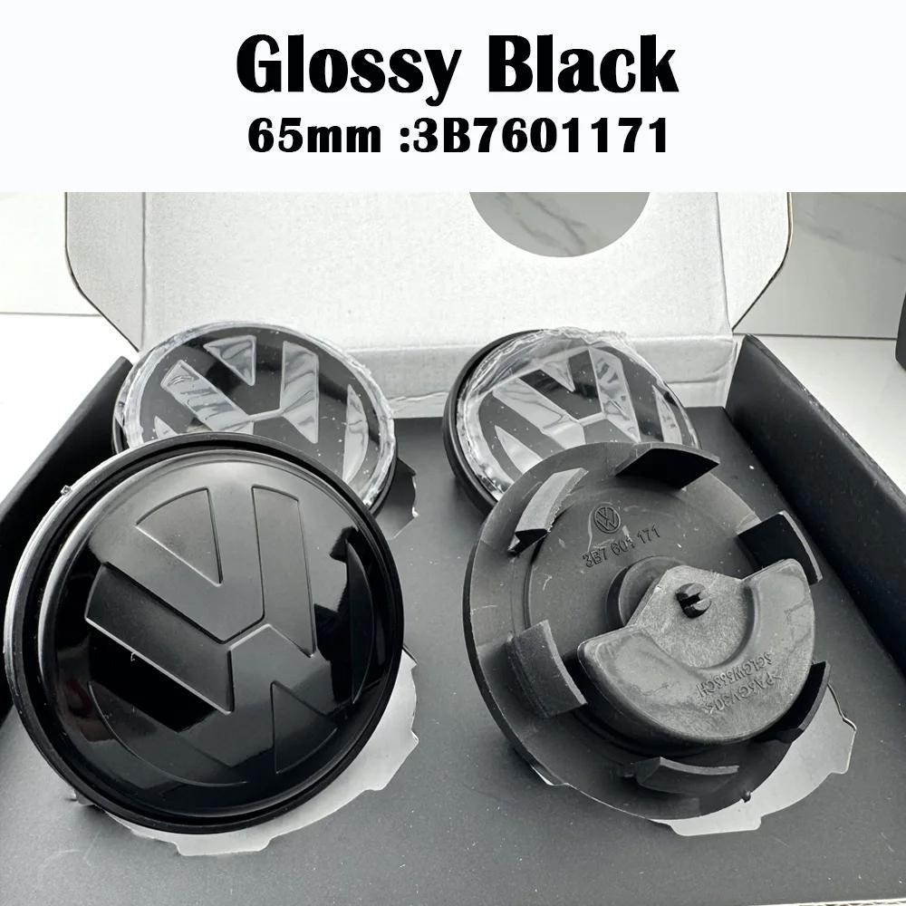 Hub Caps 4pcs For Volkswagen VW Golf Polo GTI Touran CC (65mm #3B7601171)( 56mm #1J0601171) Floating Car Wheel Center Caps Hubca