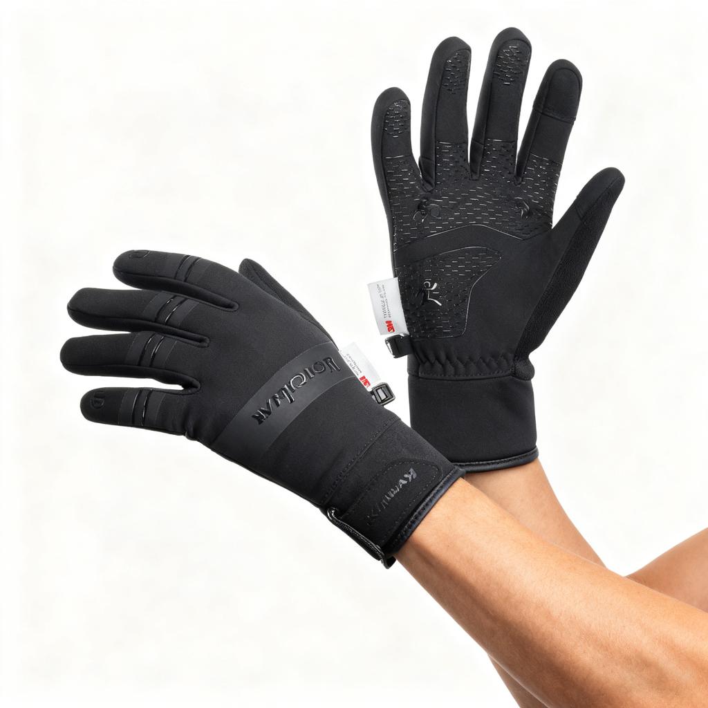 Durable And Safe 3M Winter Cycling Gloves For Men Women Warm Fleece Biking Glove For Riding Bicycle Gloves Waterproof Touchscreen Accessories