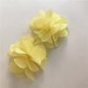 20pcs DIY Chiffon Flowers Mesh Floral Craft for Wedding Dress Hat Material Decor