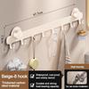 Metal Bathroom Towel Holder Suction Cup Simply Storage Clothes Hanger Hook Convenient Single Row Coat Rack