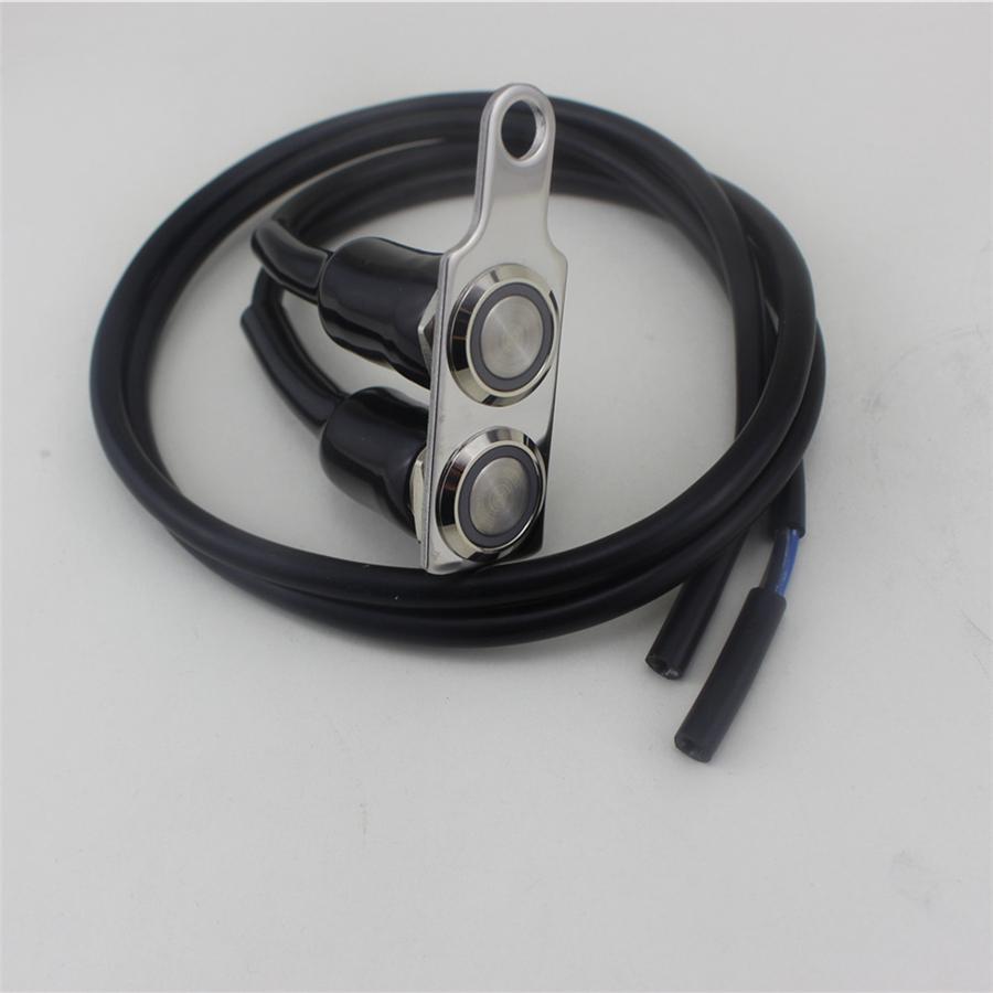 Waterproof CNC Motorcycle Handlebar Headlight Hazard Fog Light Switch On-Off 12V