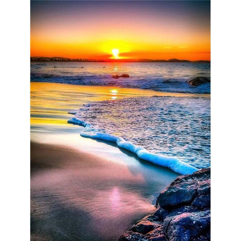 

5D DIY Бриллиантовая живопись Пейзаж Вышивка крестиком Пейзаж Алмазная мозаика Мультфильм Домашний декор Ремесленный комплект Full Round 20x25CM