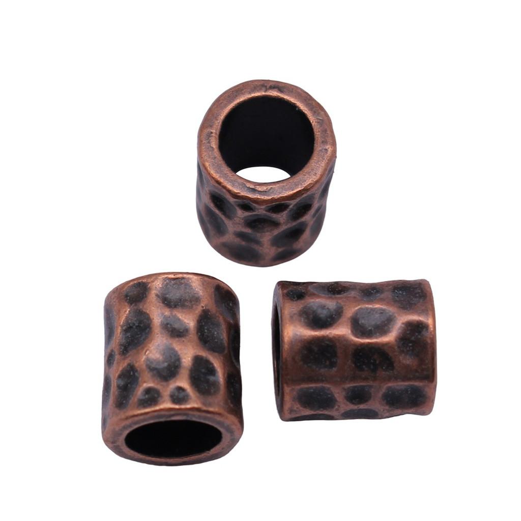 Tribal Pattern Tube Beads Charms Braided Spacer Beading For Jewelry Materials