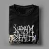 Napalm Death T-Shirt for Men Band Vintage Pure Cotton Tees Crew Neck Short Sleeve T Shirt 4XL 5XL Tops