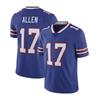 NFL Buffalo Bills 17 Josh Allen Football Jersey Embroidered Sports Uniform Men Women Youth