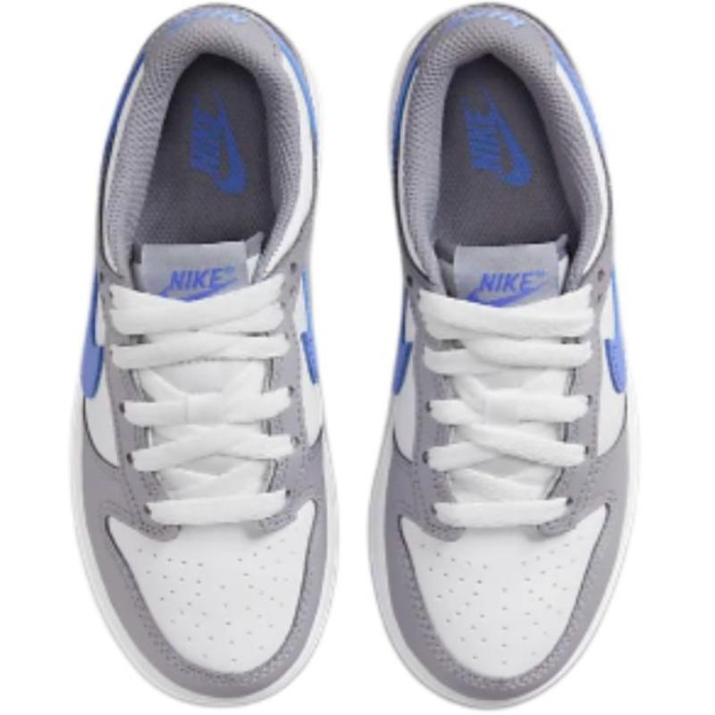 Nike Slip Resistant Abrasion Resistant Low top Kids' Skateboarding Shoes Gray Blue Sneakers FB9108-121