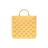 Hollow Design Solid Color Rubber Tote Bag Kids Tote Bags Yellow 679365-JFO00-7223