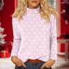 Women's Daily Casual Long Sleeve Mid Collar Top