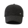 Middle-Aged Cap Men's Baseball Cap Outdoor Ear Protection for Elderly Thick Warm Autumn Winter Woolen Peak Cap