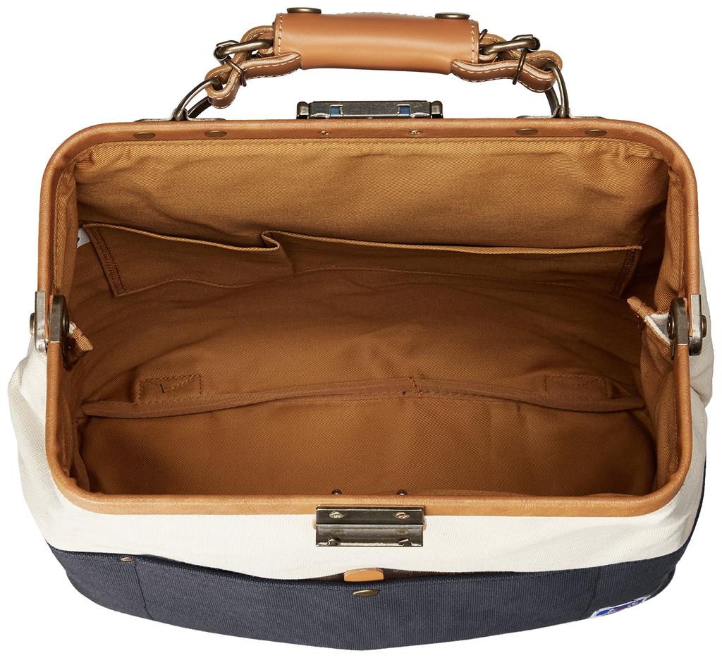 Dulles Backpack Canvas Combination Momenya Gozaburo Made in Toyooka Hyogo the holy land of bags Navy [Kiwada] [Kiwada] City, Prefecture,