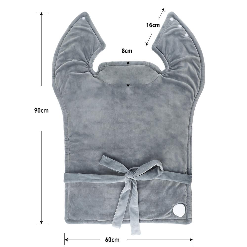 

60*90cm 3 Level Electric Heated Shawl Hot Compress Constant Temperature Winter Keep Warm Blanket Home Office Electric Heating Pad