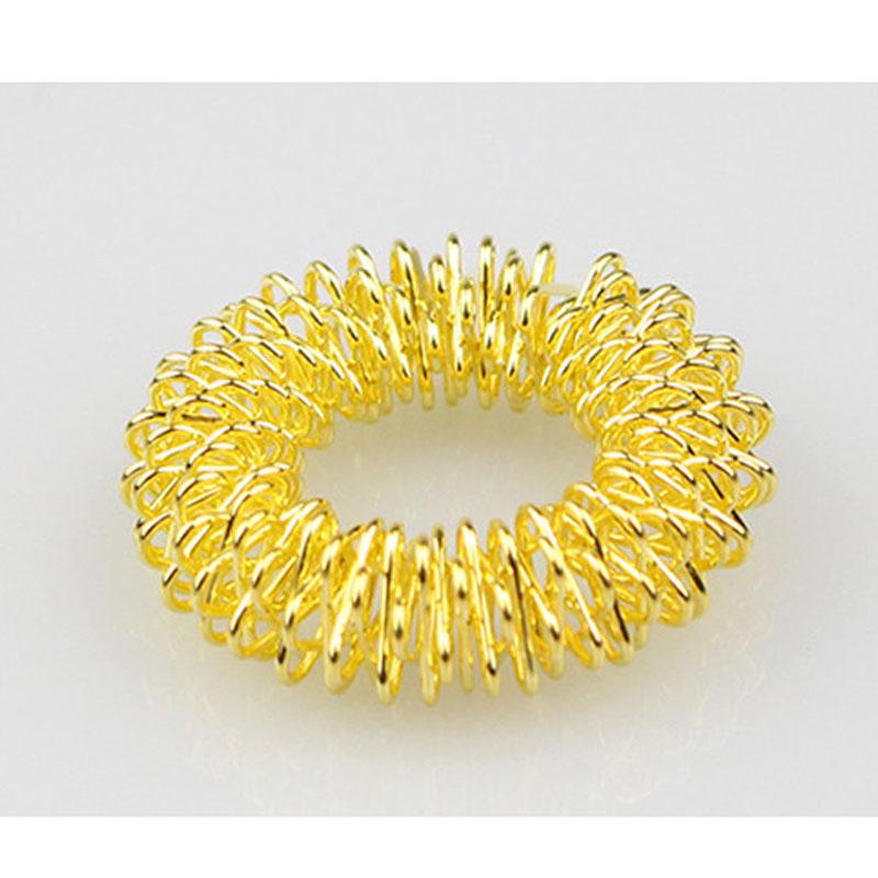 5Pcs Acupressure Rings Bracelets Massagers Set Spiky Sensory Finger Hand Wrist Massage Pain Relief Therapy