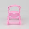 Mini Dollhouse Baby Stroller for Girl for Doll Miniature Trolley Toys for Doll House Decoration Kids for Play House Educ