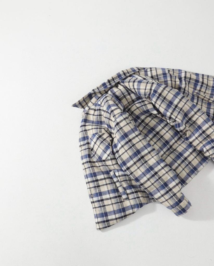 High-Quality Plaid Lapel Down Jacket: Pure Cotton, Brushed, Neutral Old Money Style, Loose Fit, Warm Zipper Outerwear.