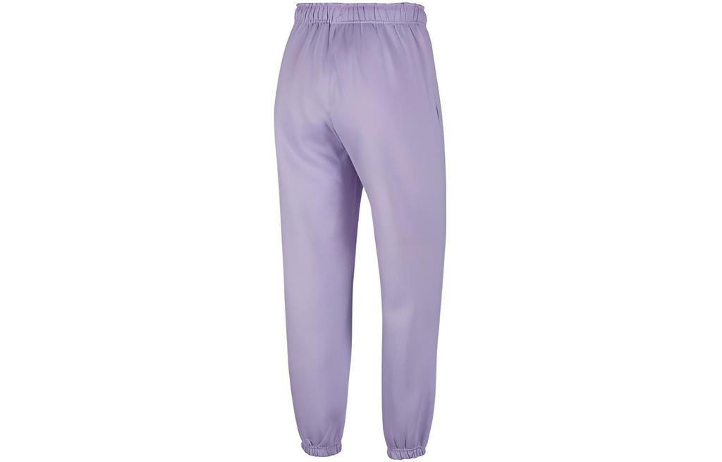 Nike Knitted Sweatpants Women's Purple Thickened Straight Fit Pants DA0334-563