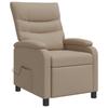 Massage Recliner Chair Cappuccino Faux Leather