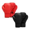 2 Pair Boxing Gloves Exercise Hand Guard for Adults Kids Punching Bag Gloves Red Black PU Leather Boxing Gloves for Adults Kids