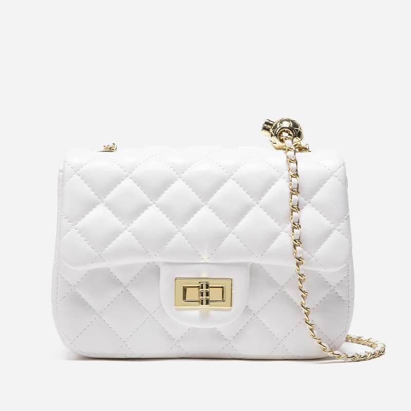 

[] Маленькая женская сумка-цепочка с ромбом и золотым шаром Xiaoxiangfeng на одно плечо