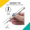 Rui Smiths Pro Cuticle Pusher Stainless Steel Manicure Tool Style 101 2-End - -