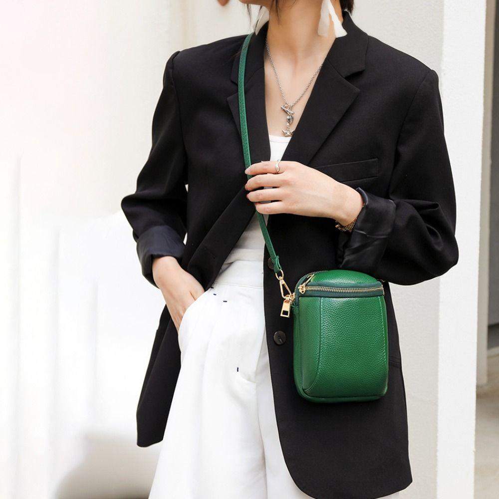 Weiche Mini Kleine Umhängetasche PU-Leder Geldbörse Kleine Handytasche Reise