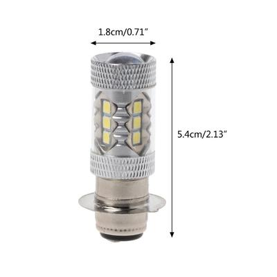 PX15D H6 80W 6500K 16 LED Motorcycle Headlight Front Light Bright LED Lamp Bulb