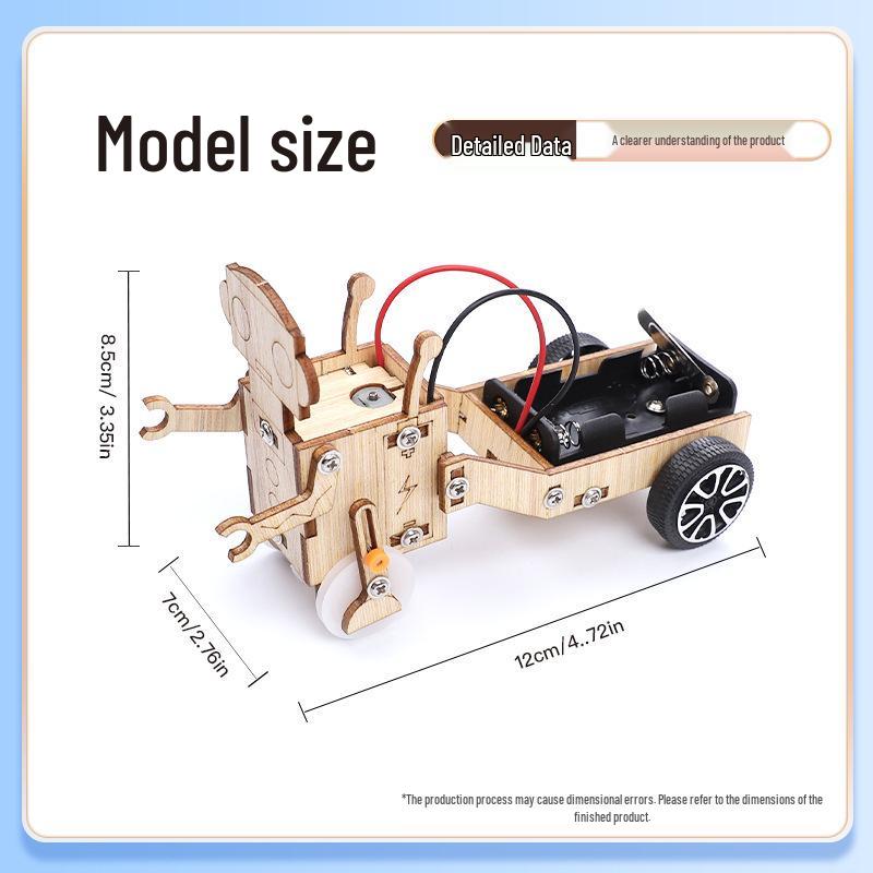 DIY Car Robot Kit for Kids: Educational Science Experiment for Primary School and Kindergarten