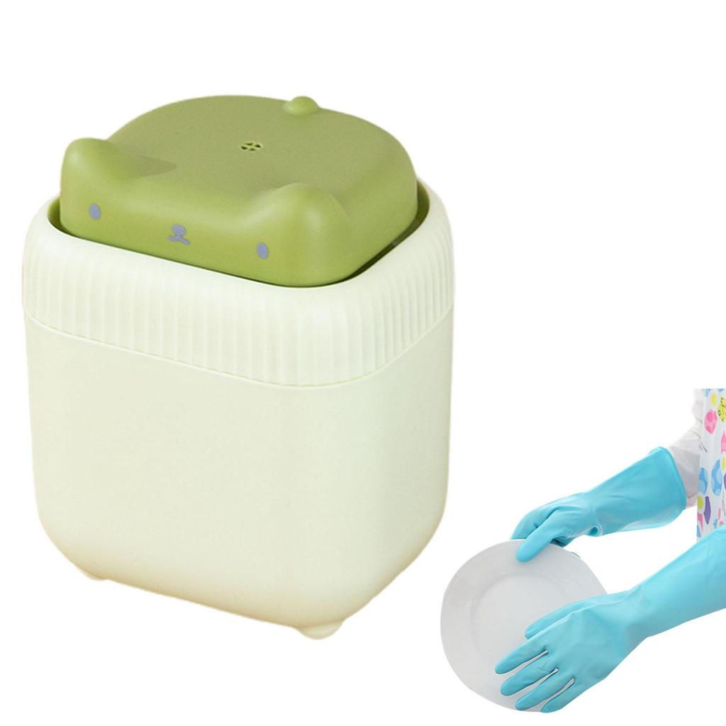 Seifenpumpenspender und Schwammhalter, Spülmittelspender für die Küchenarbeitsplatte, Seifenpumpenspender, energiesparend, innovativer Seifenpresser