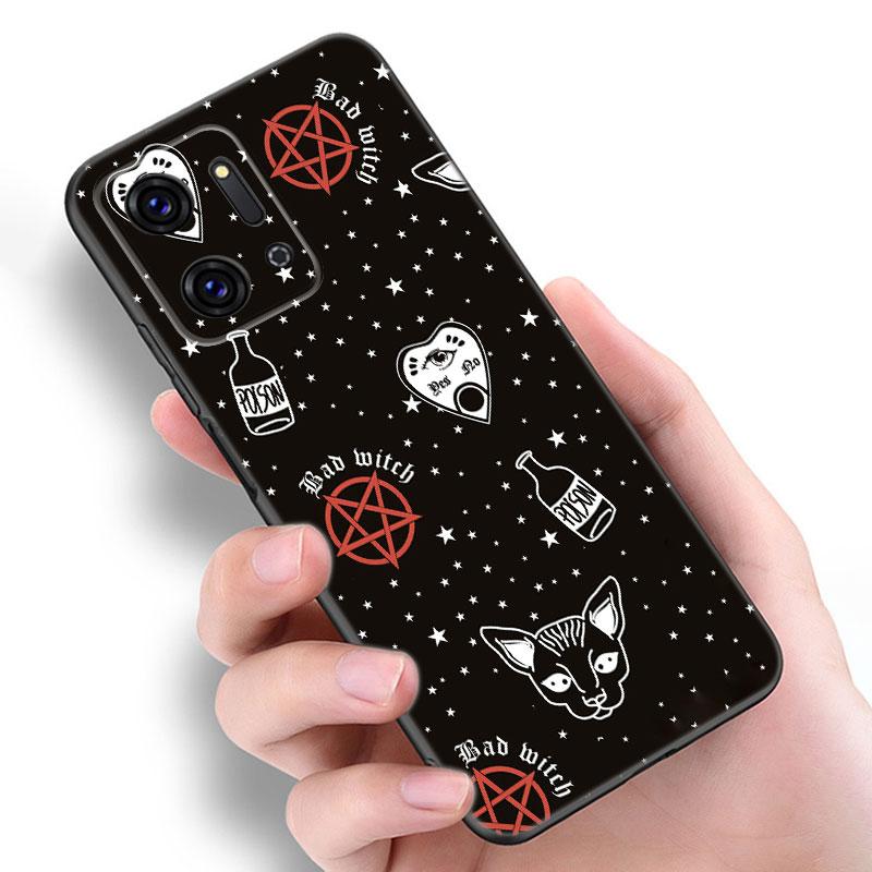 Hexen Mond Tarot Hexe Ouija Telefon Fall Für Honor 70 90 Lite X40 GT X50 ich X5 + X6A X6S X7A x8A X8B X6 X7 X8 X9 4G X9A X9B 5G