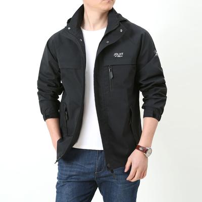 Herren Freizeitjacke Outdoor Wasserdichte Jacke Jacke Herrenjacke Frühling und Herbst Kleidung