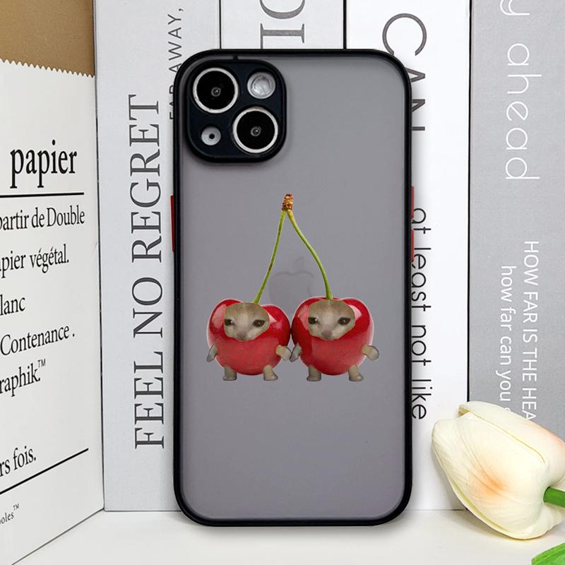 

Creative Funny Animal Fruits Cat Couple Phone Case for Samsung Galaxy S26 S25 S24 S24+ S23 Ultra S22 Plus S21 FE S20 Cute Covers Galaxy S21