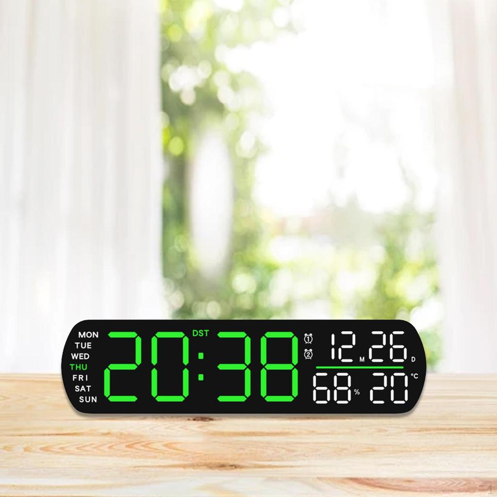 Digital Alarm Clock Desk Clocks Decorative Large Numbers LED Display for Table Home