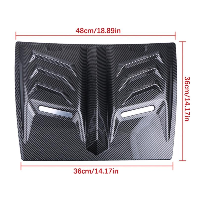 Car Air Flow Intake Hood Scoops Vents Center Side Hood Scoops Decorative Cover Automotive Accessories Easy Installation
