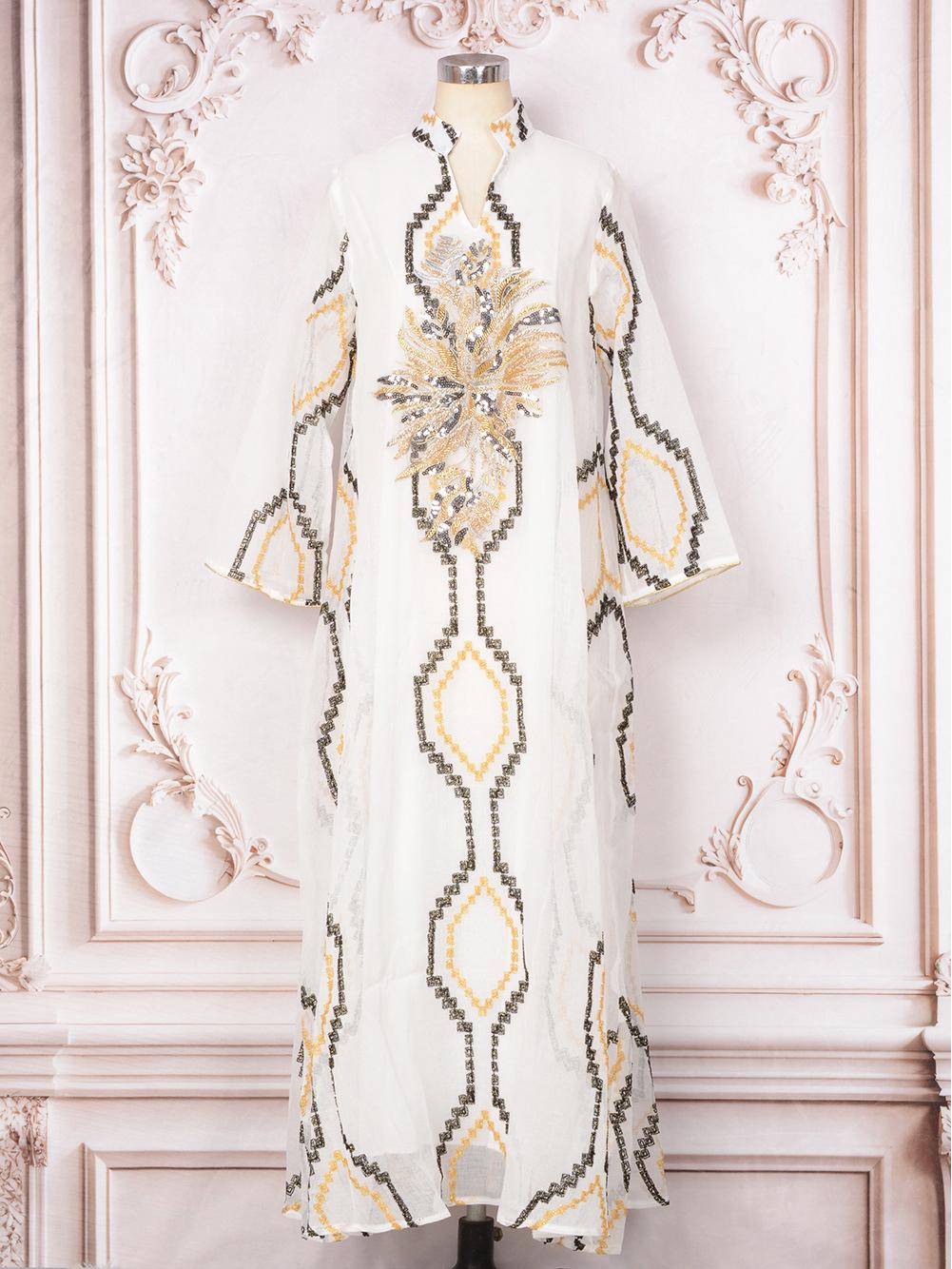 

MT223 Роскошная юбка с цветочным узором и пайетками: Женское вечернее платье в стиле знаменитостей на Ближнем Востоке XXL