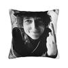 Decorative Pillow Cover Bob Dylan Singer Merch Seater  Pillow Case Cover Zipper Multiple Sizes