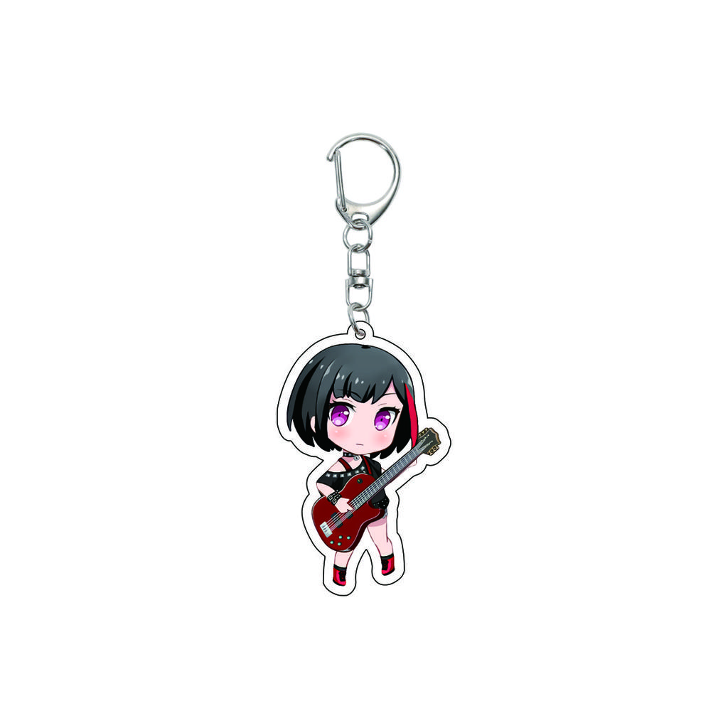 55MM Anime banG Dream Keychain Toyama Kasumi/Saya Yamabuki/Hanazono Tae Key Chain Acrylic Model Plate Christmas Gifts