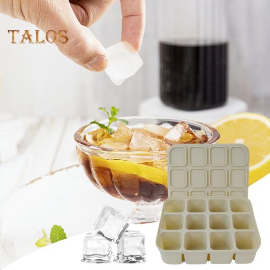 Σιλικονούχα Παγοθήκη με Καπάκι Χωρίς BPA Ευέλικτη Φόρμα Πάγου για 12 Κύβους Εξοικονόμηση Χώρου Αναδιπλούμενη Εύκολη Αφαίρεση Τετράγωνη Φόρμα Πάγου