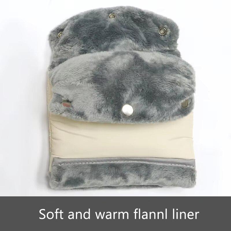 Mănuși de ghidon pentru cărucior de bebeluși, mănuși de iarnă, mănuși rezistente la vânt, mănuși calde, mănuși de exterior pentru cărucior de bebeluși, mănuși de ghidon pentru mână, acoperire