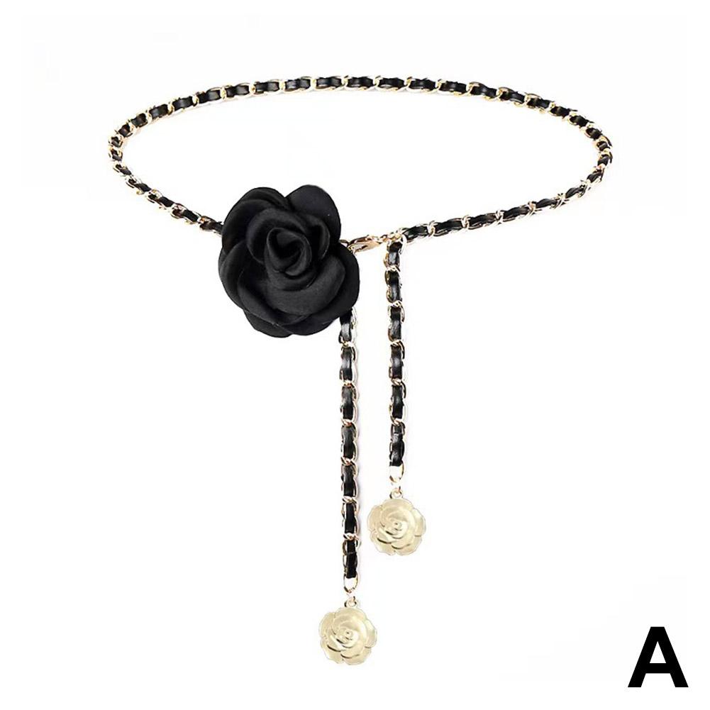 Small Fragrant Wind Metal Waist Chain Accessories Dress High-Grade Korean Version Of The Net Red With A Thin Belt Woman