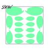 Removable PVC Wall Stickers Halloween Glow in The Dark Stickers, Luminous Ghost Hand And Bat Waterproof Secret Room Decor Decals, Horror Theme
