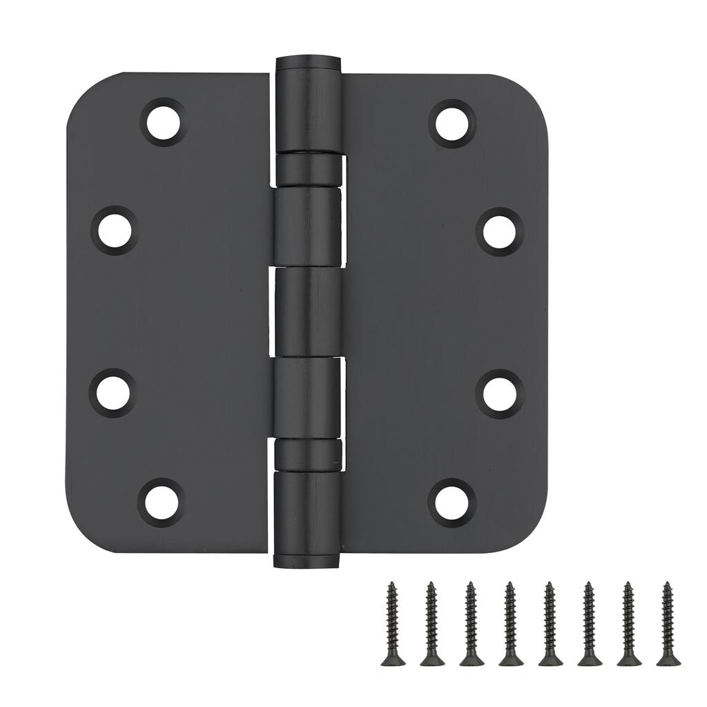 Modern Design Black Soft Close Stainless Steel 5MM Thick Folding Internal Wooden Doors Windows Hinge 180 Opening Easy