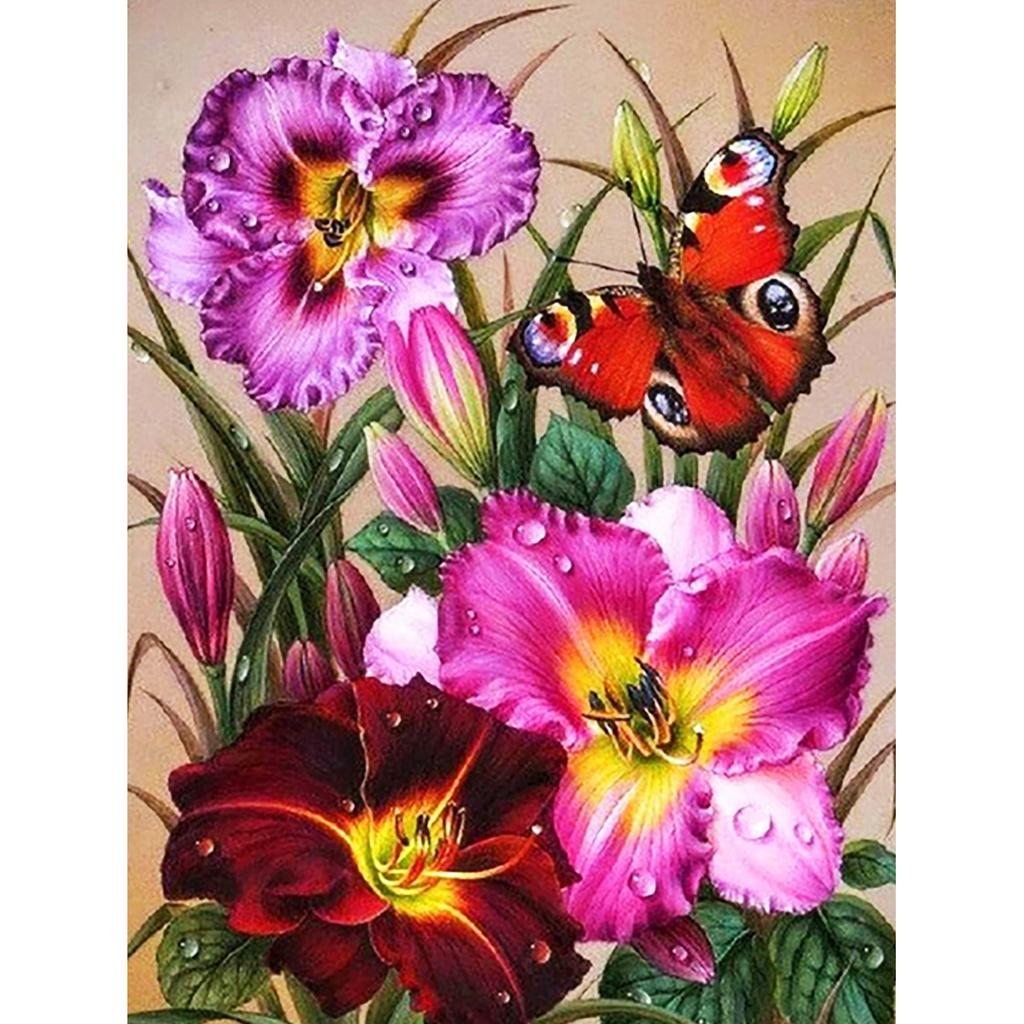 Diamond Painting 5d Flower Mandala Mosaic Needlework Full Kits Embroidery Sale Floral Home Decor  Art Crafts