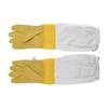 1 pair Extended Sleeves Bee Protective Gloves Faux Sheepskin Beekeepers Gloves  Beekeeper